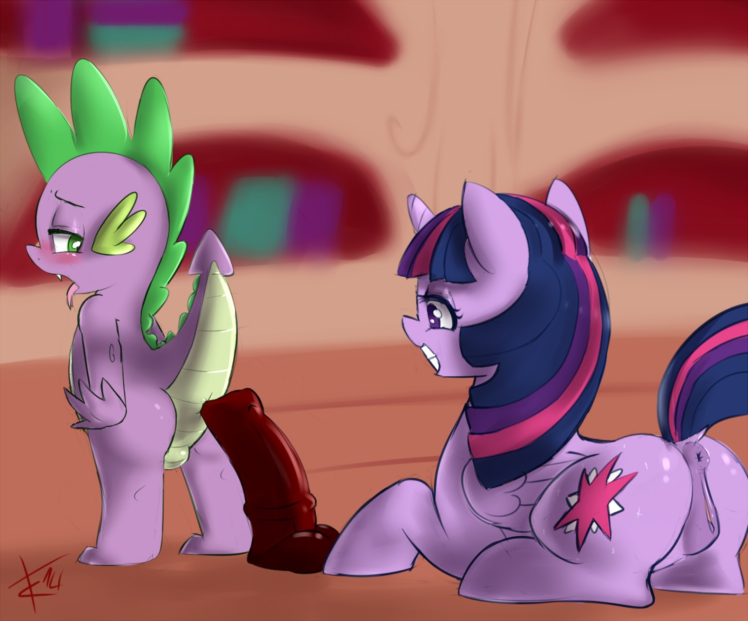 anal anal_masturbation anal_penetration anatomically_correct anatomically_correct_genitalia anatomically_correct_vulva animal_genitalia animal_vulva anthro anus butt crade cutie_mark dildo dildo_sitting dominant dominant_female dragon duo e621 equid equine equine_genitalia equine_vulva feathered_wings feathers female feral friendship_is_magic fur genitals grin hair hasbro hi_res horn looking_at_anus male mammal masturbation multicolored_hair my_little_pony mythological_creature mythological_equine mythological_scalie mythology penetration pseudo_incest_(lore) puffy_anus purple_body purple_feathers purple_fur purple_hair scalie sex sex_toy smile spike_(mlp) tail twilight_sparkle_(mlp) two_tone_hair unicorn vulva winged_unicorn wings young young_anthro