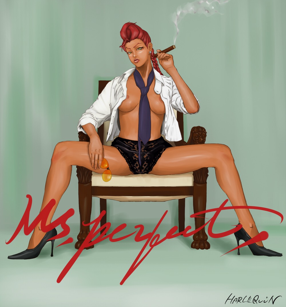 areola breasts capcom chair cigar crimson_viper earrings female female_only high_heels human jewelry lingerie milf necktie no_bra open_clothes open_shirt panties pompadour red_hair rule34 shirt shoes sleeves_rolled_up smoking solo spread_legs straight_hair street_fighter street_fighter_iv sunglasses sunglasses_removed tie underwear