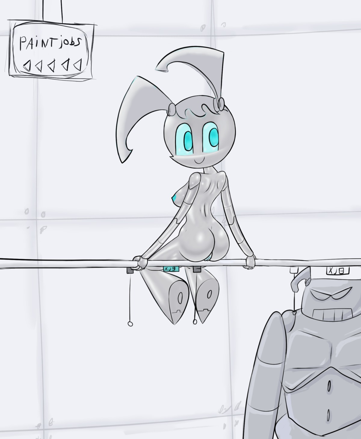 female jenny_wakeman my_life_as_a_teenage_robot nickelodeon rule34 smooth_skin tagme velenor xj-9