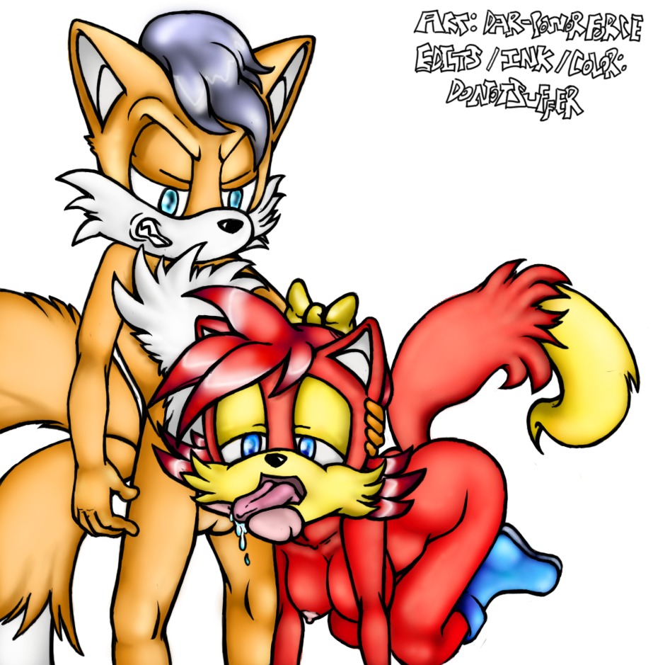 2010 anthro archie_comics artist_name balls boots butt canid canine clothing dar-powerforce donotsuffer duo e621 erection evil_grin fellatio female fiona_fox footwear fox genitals licking male male/female mammal miles_prower_(anti-tails) nude oral penile penis penis_lick red_fox sega sex shoes simple_background smile sonic_the_hedgehog_(archie) sonic_the_hedgehog_(comics) sonic_the_hedgehog_(series) tail text tongue tongue_out true_fox white_background