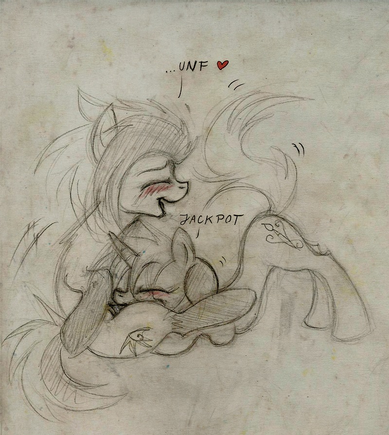 cutie_mark duo e621 equid equine female feral genitals greyscale hair hasbro heart_symbol horn horse long_hair male male/female mammal monochrome my_little_pony nude oral penis pony quadruped sex sketch tail tongue unknown_artist