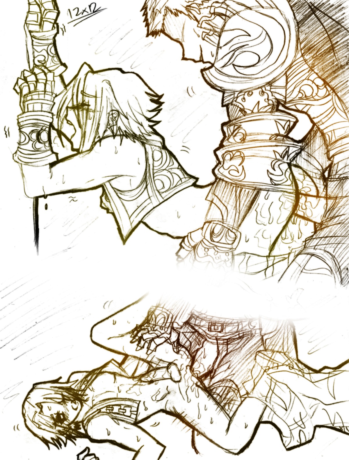2boys anal ass cum cum_in_ass cum_inside cum_on_boy final_fantasy final_fantasy_xii gabranth gay male male_only multiple_boys multiple_males penis rule34 sex tagme vaan yaoi