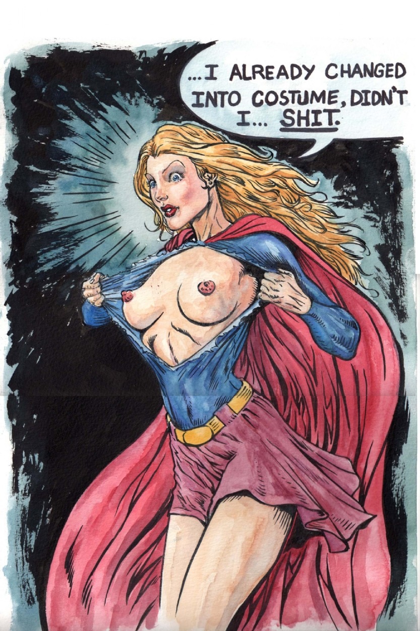 dc dc_comics female rule34 speech_bubble supergirl superman_(series) tagme text