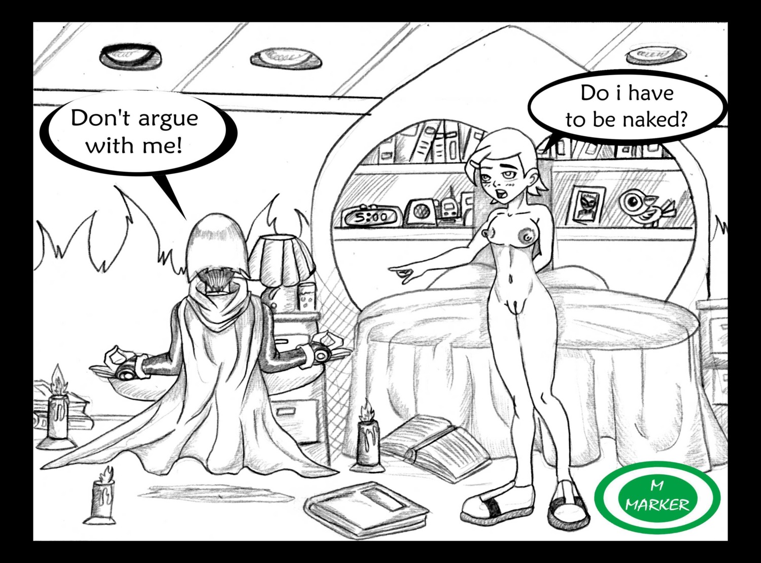 ben_10 ben_10_(classic) black_and_white breasts clothing crossover dc dc_comics female female_only gwen_tennyson gwen_tennyson_(classic) m_marker nipples pussy raven_(dc) rule34 small_breasts smooth_skin teen_titans uncensored unsure