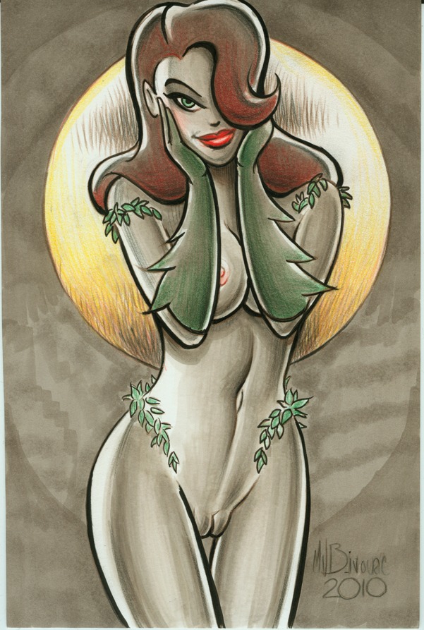 1girls 2010 batman:_the_animated_series batman_(series) bivouac dc dc_comics dcau female poison_ivy poison_ivy_(dcau) rule34 solo