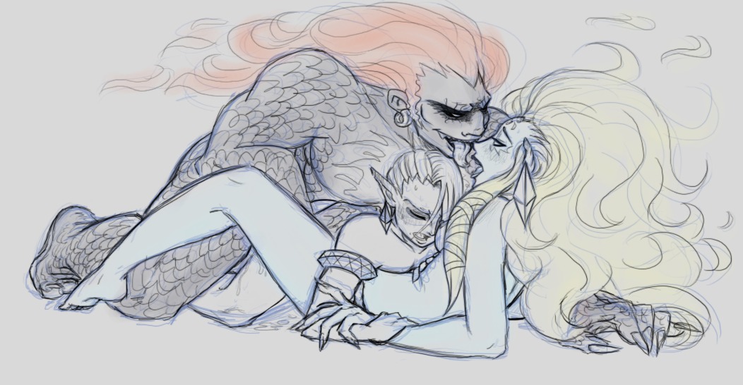 2boys bisexual bisexual_male demise_(zelda) demon demon_king female ghirahim goddess hylia male male_penetrating rule34 skyward_sword the_legend_of_zelda