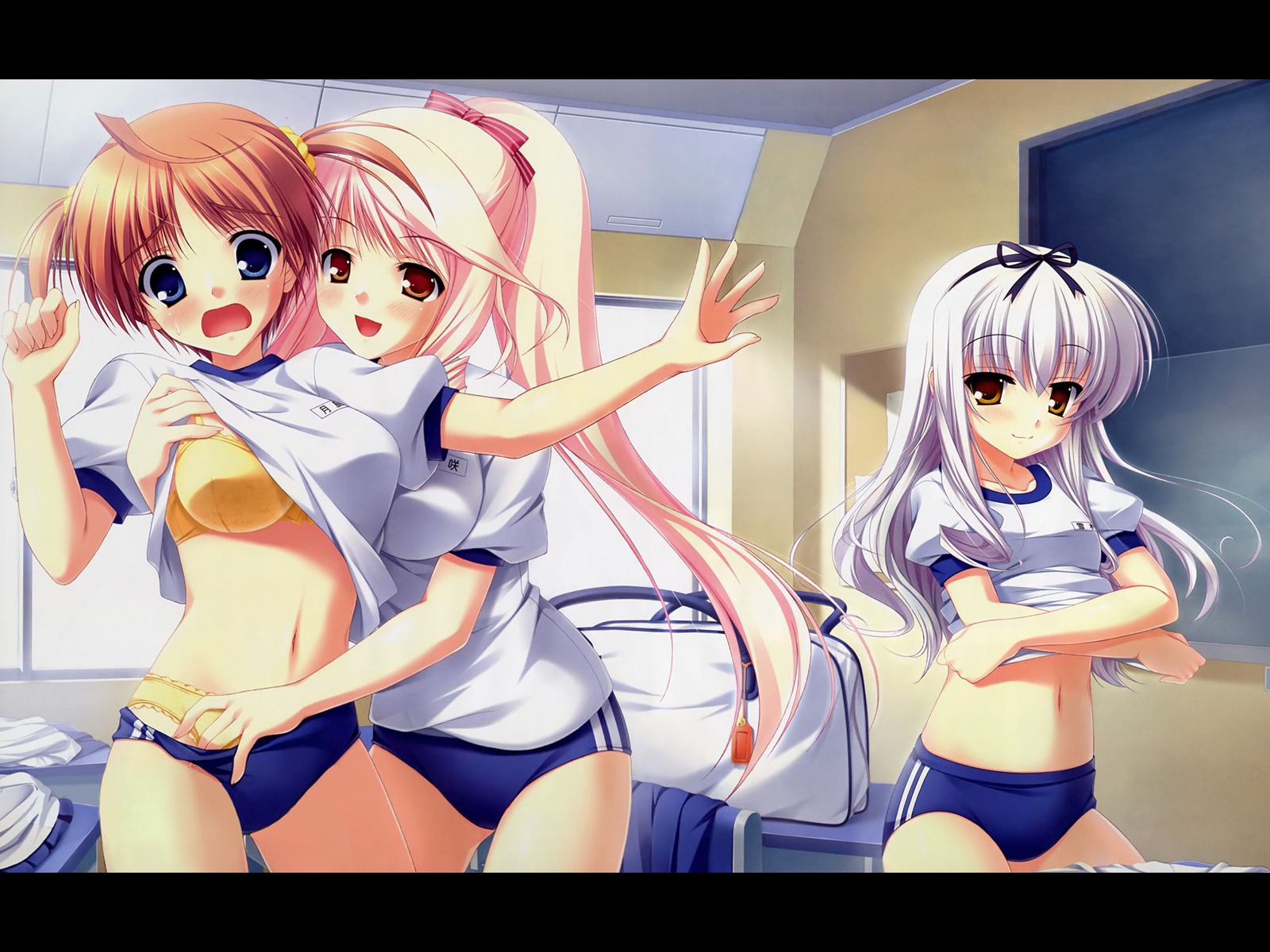 bra female gym_uniform panties pointy_chin rule34 tagme