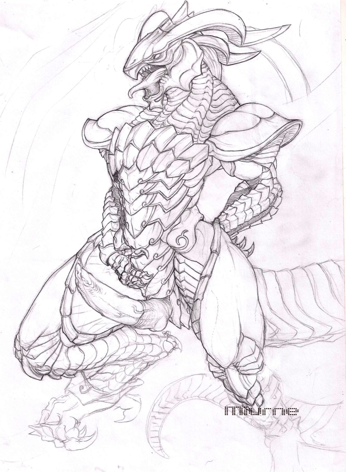 animal_genitalia armor bahamut big_penis claws cloaca cloacal_penis dragon e621 erection feral final_fantasy final_fantasy_x floating genitals hi_res horn male monochrome mythological_creature mythological_scalie mythology nude open_mouth penis rollwulf scalie simple_background sketch solo square_enix tail teeth thick_tail tongue vein white_background
