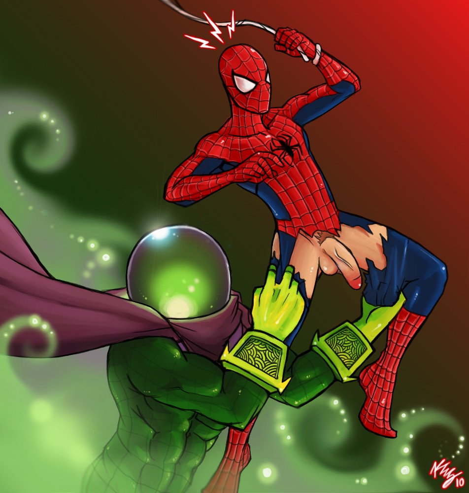 2boys gay male male_only marvel marvel_comics multiple_males mysterio peter_parker quentin_beck ripped_clothing rule34 smooth_skin spider-man spider-man_(series) tagme torn_clothes yaoi