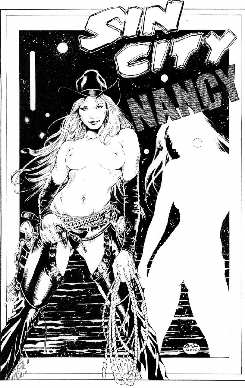 2006 cowboy_hat dark_horse female michael_bair nancy_callahan rule34 sin_city tagme