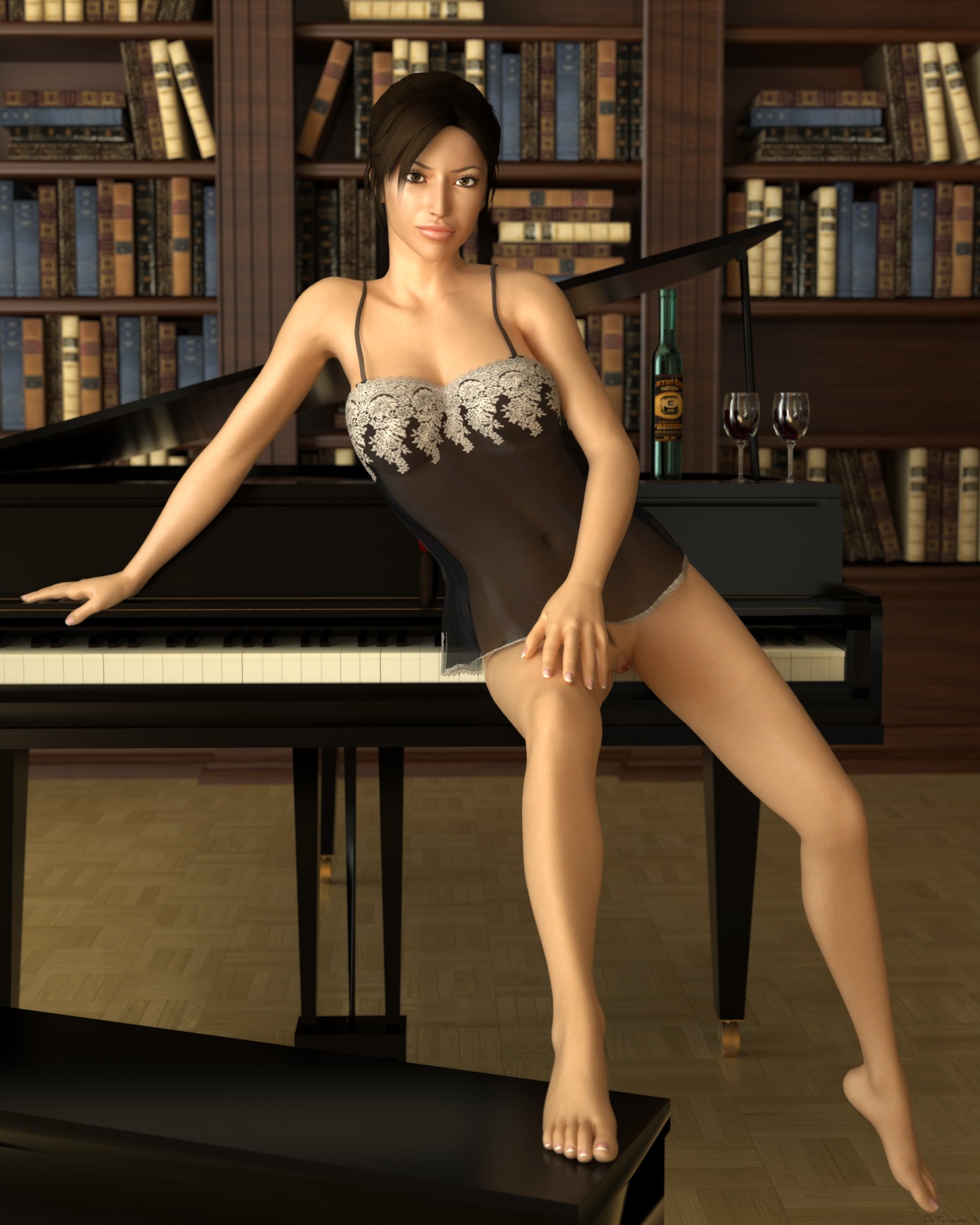 3d detomasso female female_only human lara_croft lara_croft_(classic) rule34 signature solo tagme text tomb_raider tomb_raider_(classic)