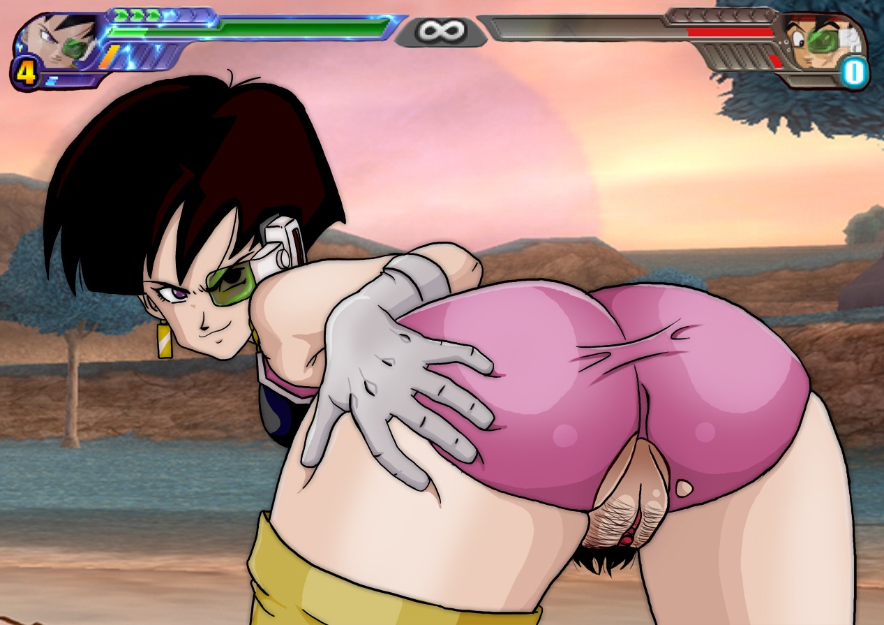 1boy 1girls ass ass_focus ass_grab bardock bardock_(1990) bardock_(dragon_ball_z) bent_over black_hair breasts clitoris dragon_ball dragon_ball_z earring fat_mons female gloves gmeen green-tinted_eyewear huge_ass light-skinned_female light_skin male milf presenting pubic_hair purple_eyes pussy rule34 saiyan scouter seripa short_hair skin_tight smile smirk tail thick_thighs thighhighs thighs tinted_eyewear torn_clothes vagina visor