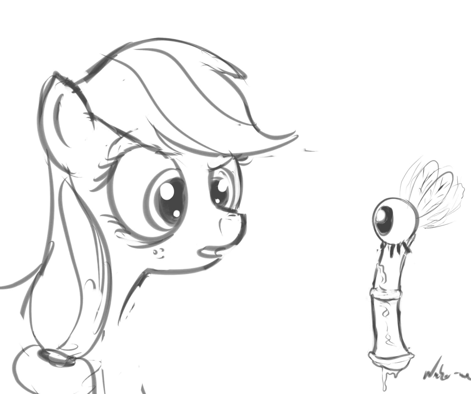 2013 animal_genitalia animal_penis applejack_(mlp) big_penis black_and_white duo e621 earth_pony equid equine equine_genitalia equine_penis female feral freckles friendship_is_magic genitals hair hasbro hi_res horse huge_penis hyper hyper_genitalia hyper_penis male mammal monochrome my_little_pony neko-me parasprite_(mlp) penis pony vein