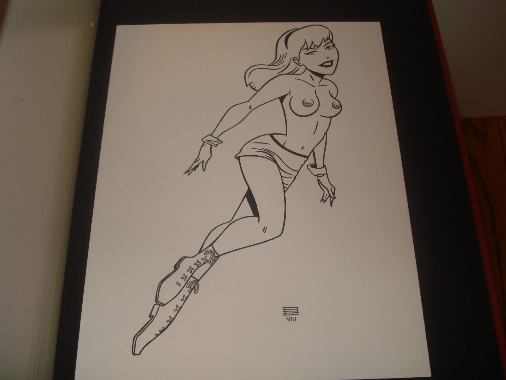 david_farley dc dc_comics dcau female linda_danvers photo_(medium) rule34 supergirl superman_(series) topless