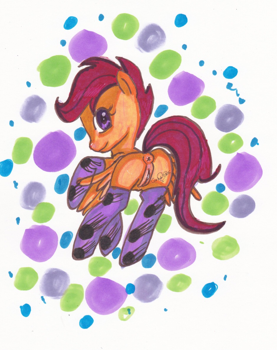 equine female feral friendship_is_magic gokai-chibi my_little_pony pegasus rule34 scootaloo_(mlp) smooth_skin tagme