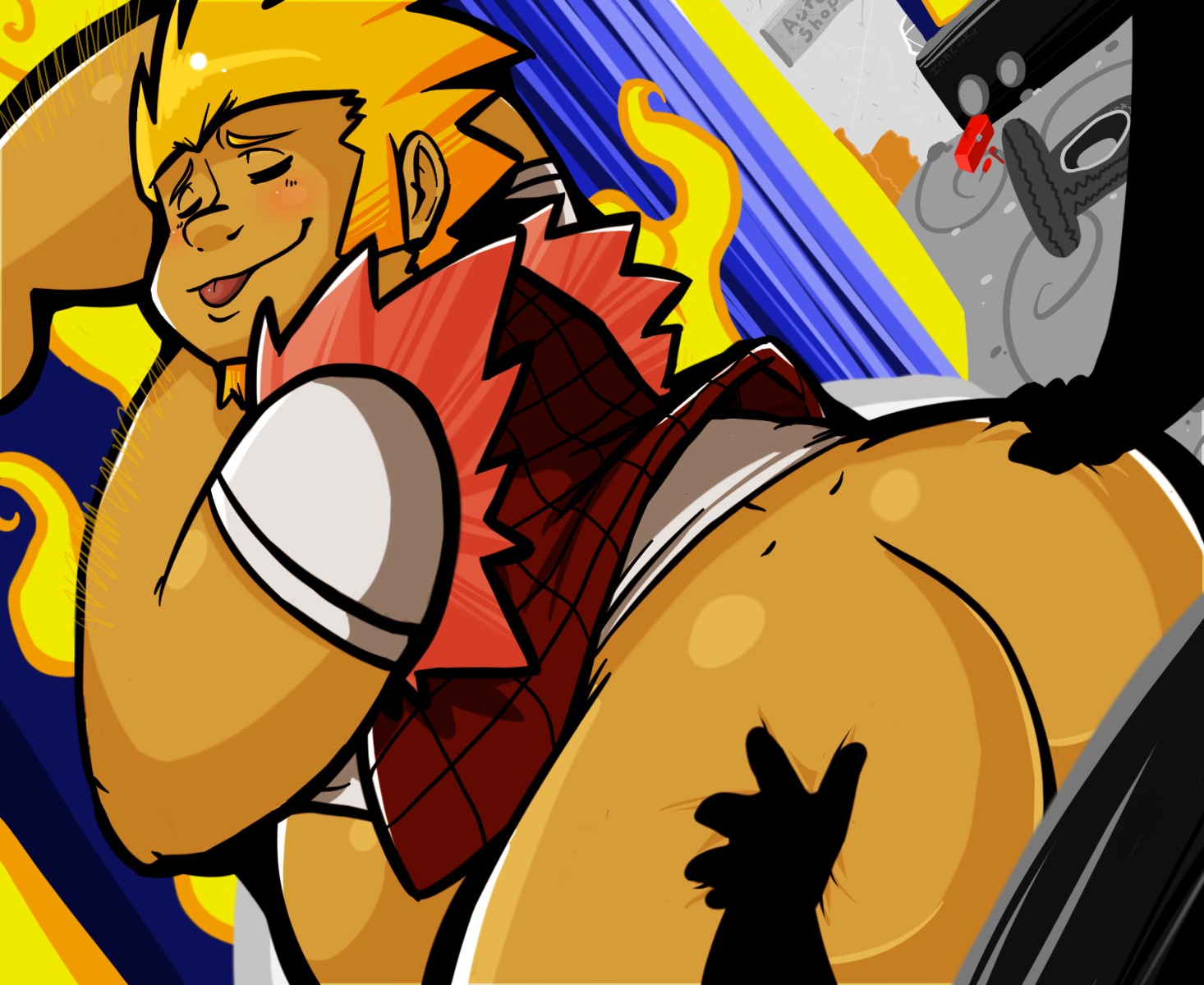 anal coop_(megas_xlr) enookie harold_cooplowski male male_only megas_xlr rule34 tagme