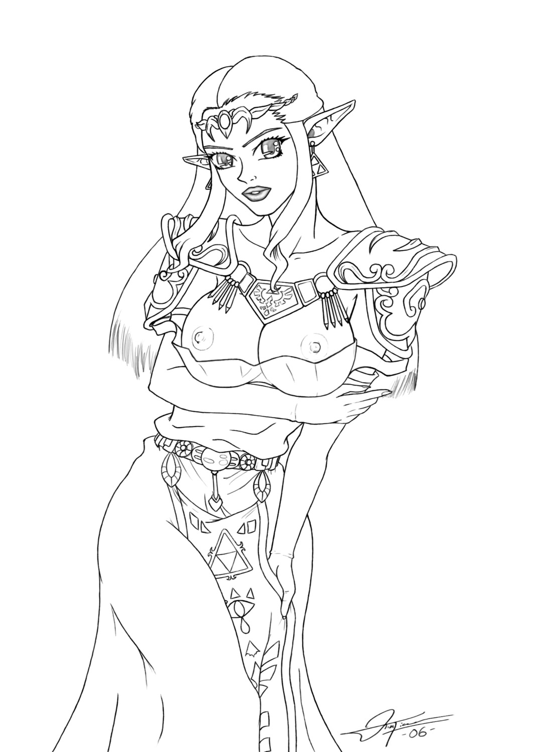 female link-theguy nintendo ocarina_of_time princess_zelda rule34 the_legend_of_zelda zelda_(ocarina_of_time)