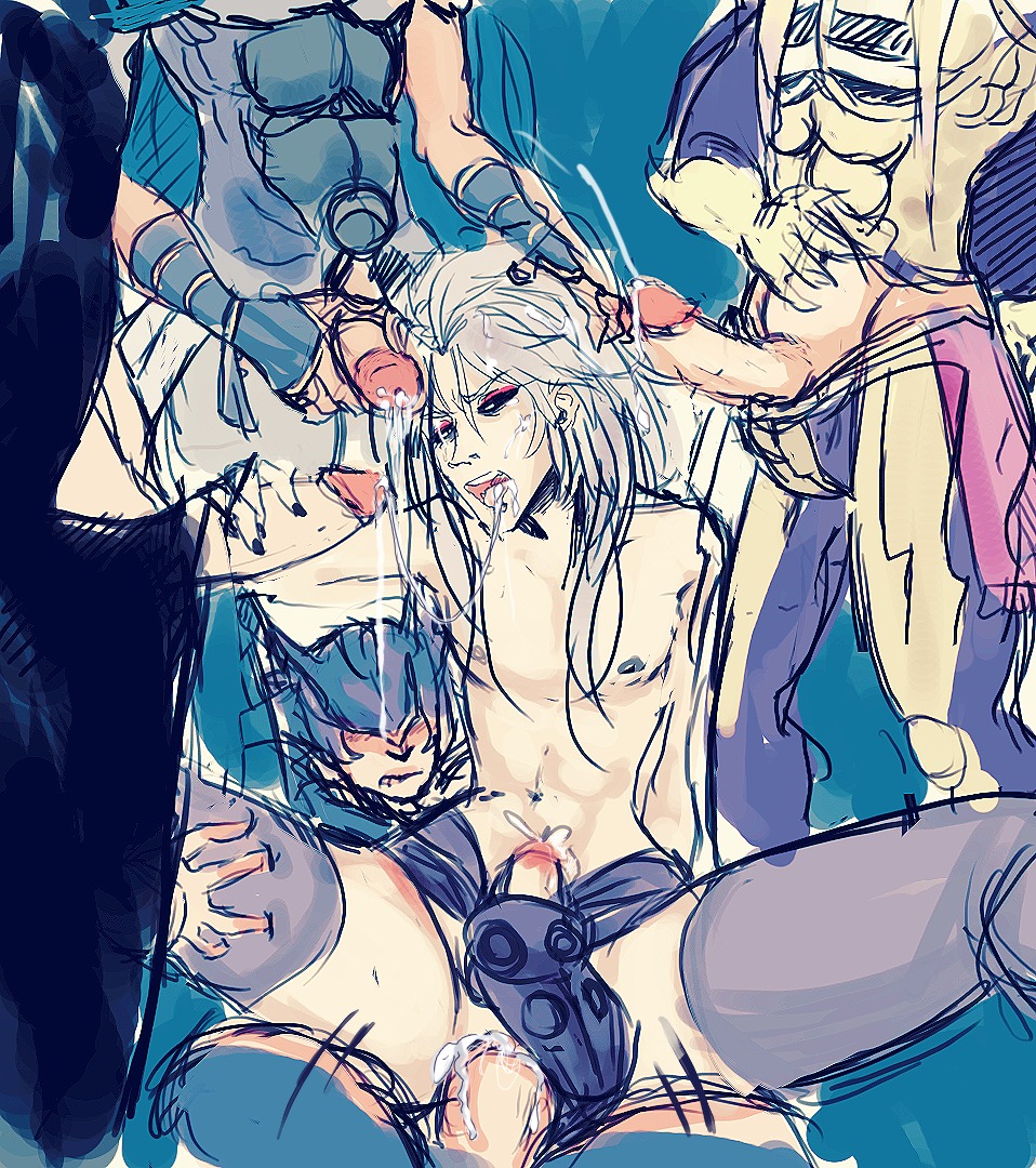 5boys anal cum dissidia emperor_mateus final_fantasy final_fantasy_ii final_fantasy_iv final_fantasy_ix final_fantasy_vii firion fivesome gay group_sex human kain_highwind kuja male male_only multiple_males murdertramp penis rule34 sephiroth sex
