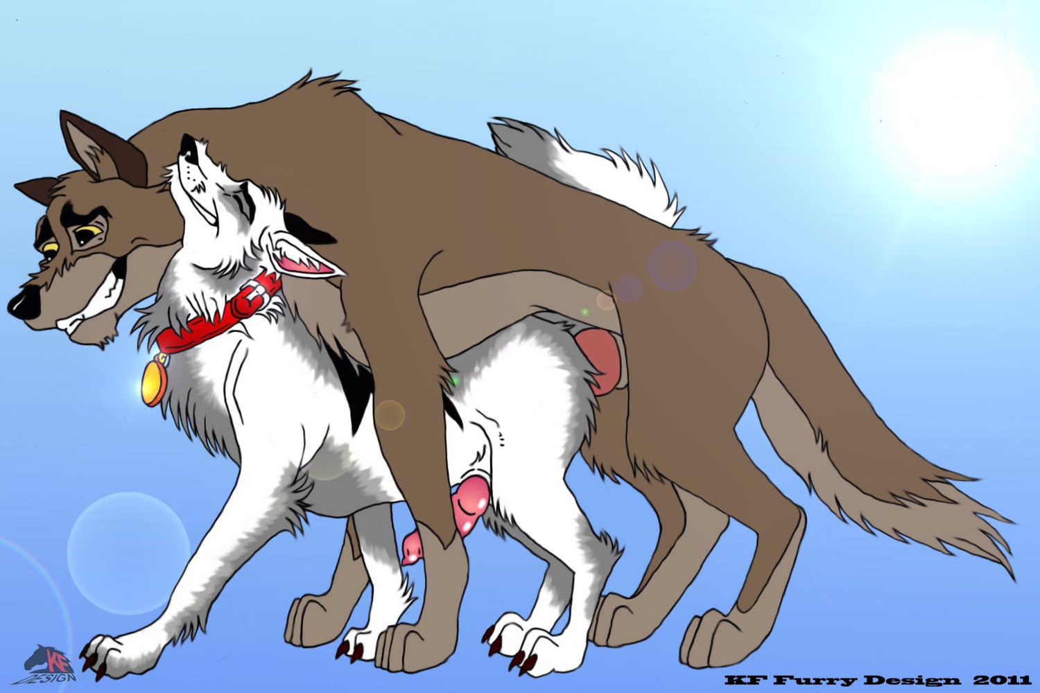 2011 3:2 all_fours anal anal_penetration animal_genitalia animal_penis balto balto_(series) bolt_(bolt) bolt_(film) brown_body brown_fur canid canine canine_genitalia canine_penis canis claws digitigrade disney doggystyle domestic_dog duo e621 erection eyes_closed feral feral_on_feral from_behind_position fur genitals german_shepherd herding_dog hi_res hybrid kf_furry_design knot male male/male male_penetrated male_penetrating male_penetrating_male mammal nude orgasm pastoral_dog penetration penis quadruped sex tail universal_studios white_body white_fur wolf wolfdog
