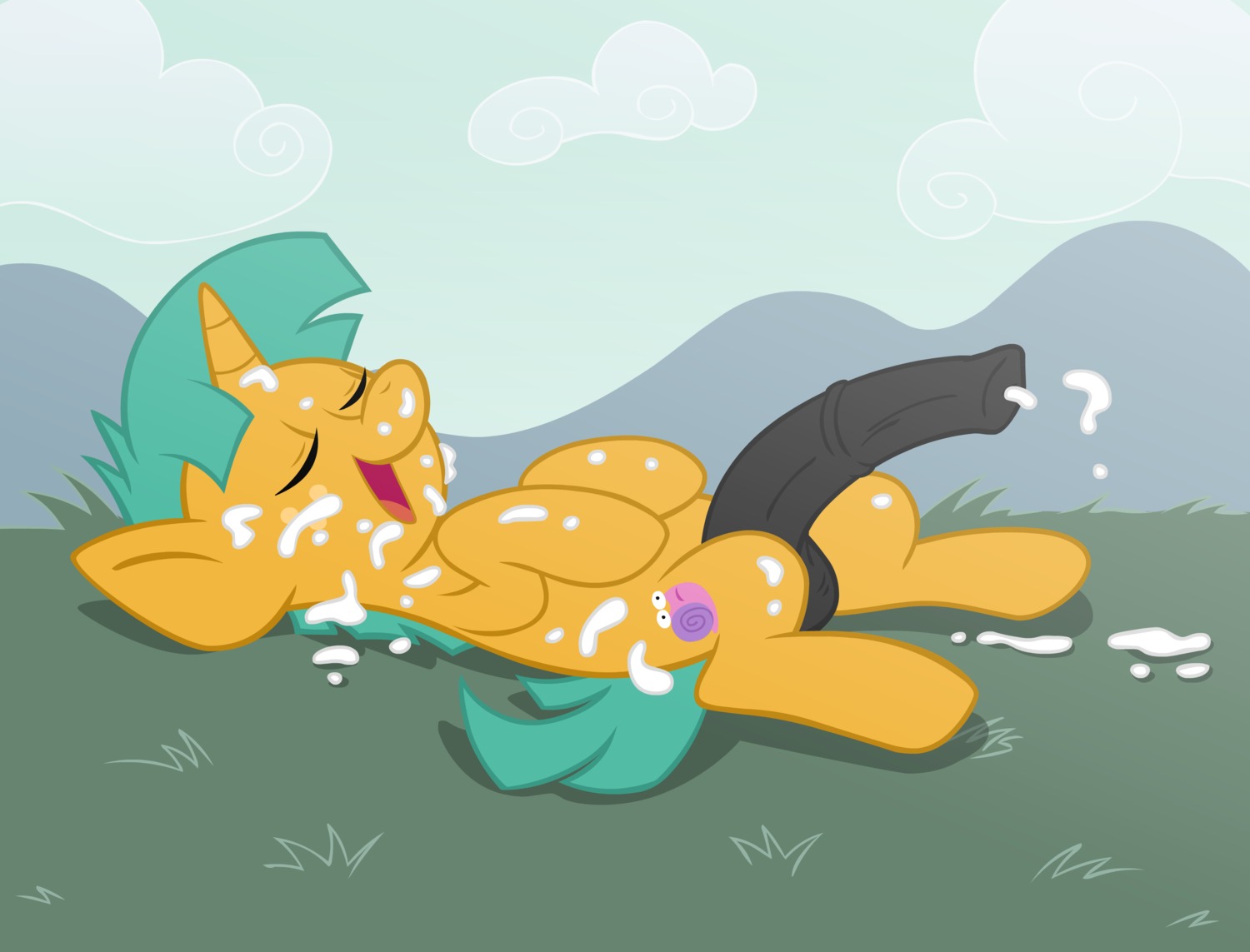 absurd_res after_masturbation after_sex animal_genitalia animal_penis autobukkake balls bodily_fluids cum cum_covered cum_on_face cum_on_own_face cum_on_self cutie_mark digital_media_(artwork) e621 equid equine equine_genitalia equine_penis erection excessive_cum excessive_genital_fluids feral friendship_is_magic genital_fluids genitals hasbro hi_res horn male mammal megasweet messy my_little_pony mythological_creature mythological_equine mythology nude orgasm penis quadruped snails_(mlp) solo tail unicorn young young_feral