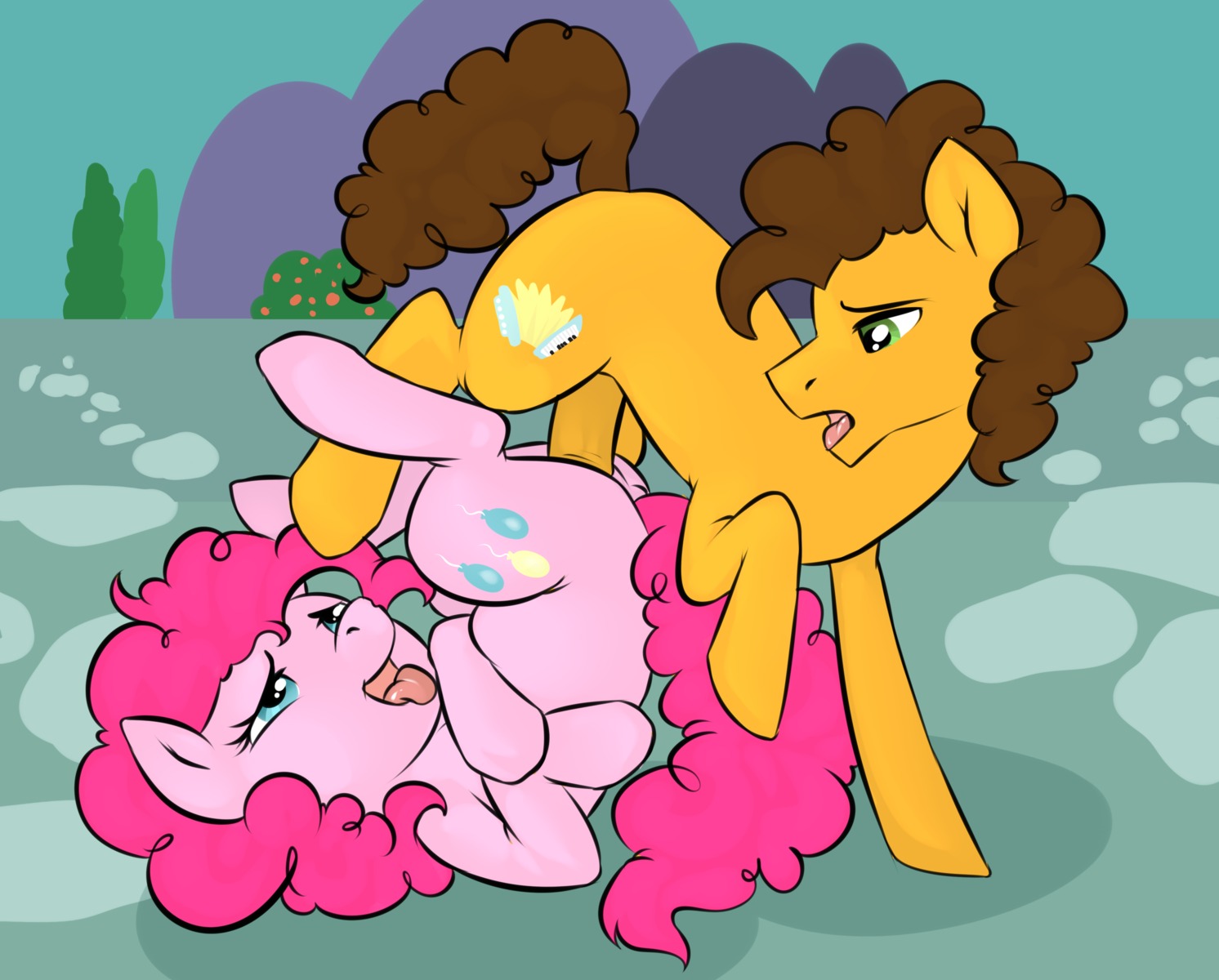2014 absurd_res animal_genitalia animal_penis blue_eyes brown_mane butt canon_couple cheese_sandwich_(mlp) clothed clothed_feral clothed_male clothing colored curly_mane digital_drawing_(artwork) digital_media_(artwork) duo e621 earth_pony equid equine equine_genitalia equine_penis erection eyelashes female female_feral female_penetrated feral feral_on_feral friendship_is_magic fur genitals green_eyes hair hasbro hi_res horse incorgnito male male/female male_penetrating male_penetrating_female mammal mane my_little_pony nude nude_female outside penetration penile penile_penetration penis penis_in_vagina pink_body pink_fur pink_mane pink_tail pinkie_pie_(mlp) pony quadruped reverse_piledriver_position sex tail tongue tongue_out vaginal vaginal_penetration vulva
