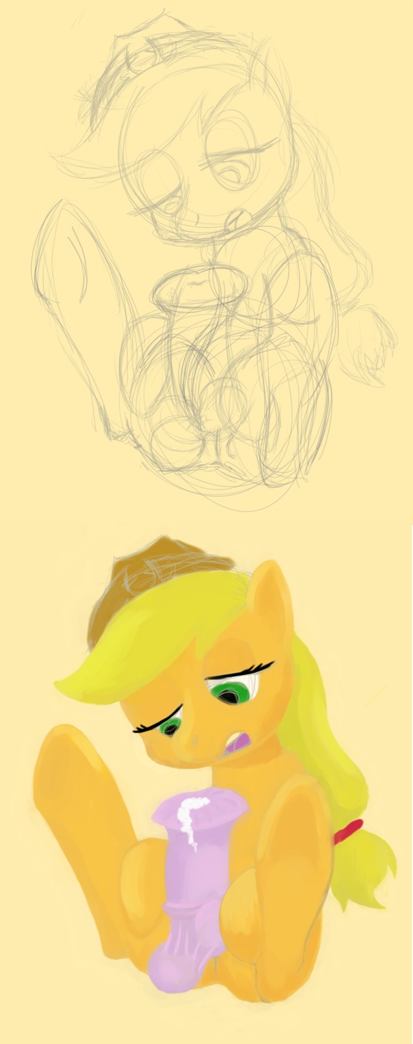 applejack_(mlp) balls earth_pony equine feral friendship_is_magic futanari horse intersex my_little_pony penis pony pussy rule34 smooth_skin tagme vagina