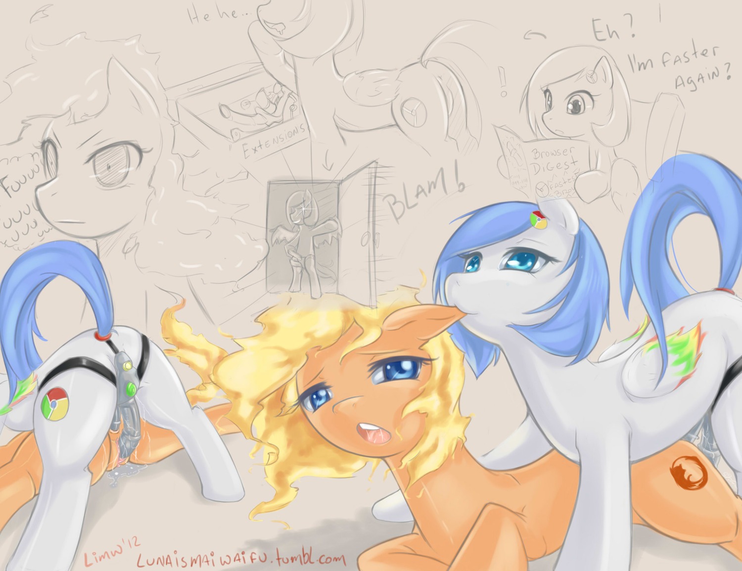 alternate_species anal anal_penetration anus bodily_fluids browser chrome_pony cutie_mark dildo double_dildo_harness double_penetration duo e621 equid equine fan_character feathered_wings feathers female female/female feral firefox genital_fluids genitals google google_chrome hasbro hi_res horse lunaismaiwaifu mammal mozilla my_little_pony mythological_creature mythological_equine mythology object_in_ass pegasus penetration ponification pony sex sex_toy sex_toy_in_ass sex_toy_in_vagina sex_toy_insertion sketch_page strapon strapon_in_ass strapon_in_pussy strapon_insertion strapon_sex tail toying_partner vaginal vaginal_fluids vaginal_penetration vulva wearing_strapon wings