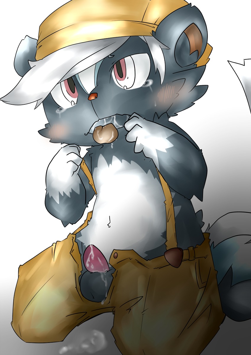 animal_crossing artist_request balls kicks_(animal_crossing) male male_only nintendo penis rule34 skunk source_request tongue tongue_out year_request