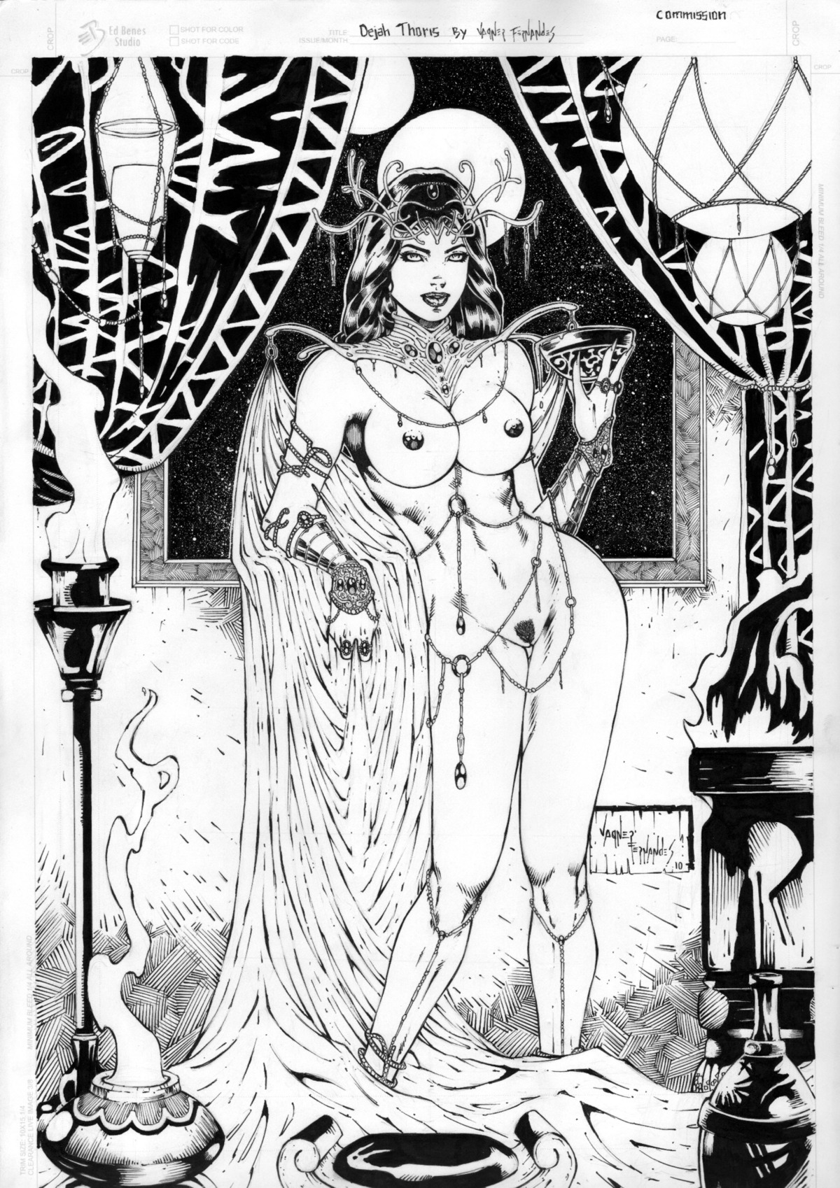 a_princess_of_mars barsoom black_and_white character_name dejah_thoris female rule34 signature tagme text vagner_fernandes