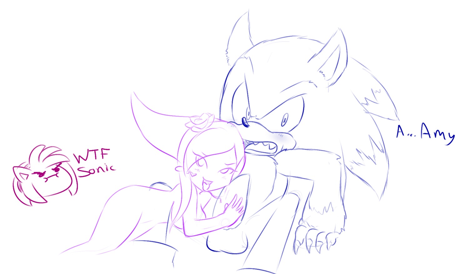 amy_rose anthro balls blush caught_in_the_act digital_drawing_(artwork) digital_media_(artwork) e621 erection eulipotyphlan female female_on_anthro genitals ghost group heart_symbol hedgehog hi_res humanoid humanoid_on_anthro interspecies lah_(sonic) male male/female mammal monochrome nude penis sega sonic_the_hedgehog sonic_the_hedgehog_(series) sonic_the_werehog sonic_unleashed spirit tenshigarden werecreature wereeulipotyphlan werehog