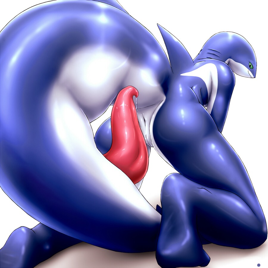 1:1 all_fours animal_genitalia animal_penis anthro anus aquatic bamia big_tail bodily_fluids butt cetacean cetacean_genitalia cetacean_penis digital_media_(artwork) dolphin e621 erection feet fin fish genital_fluids genital_slit genitals gills green_eyes hindpaw hybrid intersex male_(lore) maleherm mammal meruka nude oceanic_dolphin paws penis plantigrade precum prehensile_penis rear_view shark simple_background soles solo source_request tail tail_genitals tail_penis tapering_penis toes toothed_whale unusual_anatomy unusual_genitalia_placement unusual_penis_placement unusual_tail