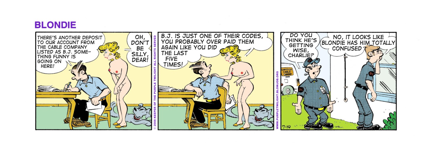 blondie_(comic) blondie_bumstead clothing comic_strip dagwood_bumstead edit female human rule34 tagme