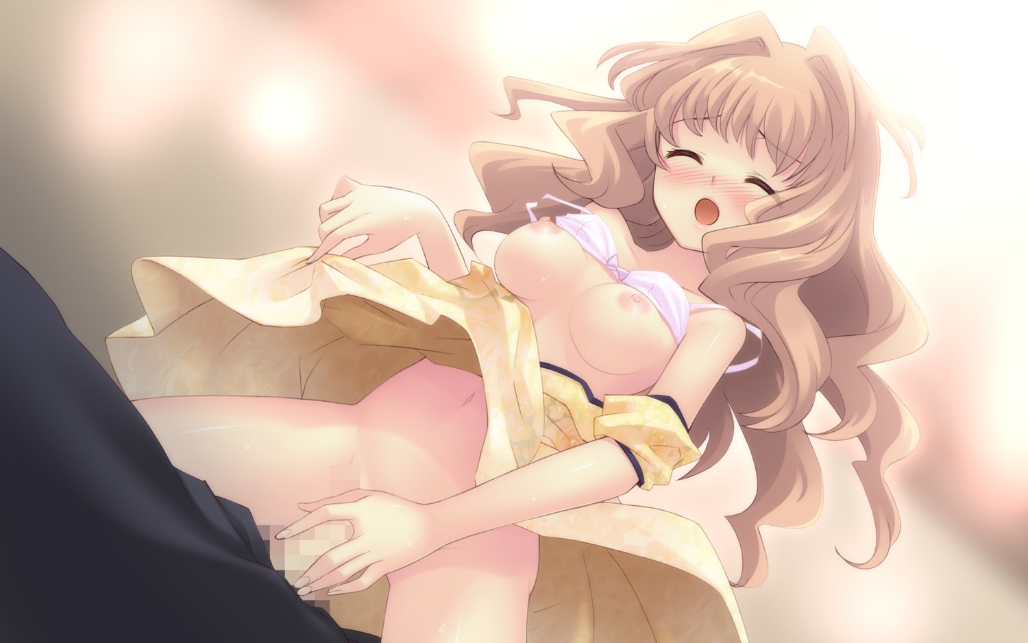 bra censored female flyable_heart game_cg kimi_no_nagori_wa_shizuka_ni_yurete male nipples noizi_ito nopan oppai penis rule34 sex shirasagi_shiori unisonshift