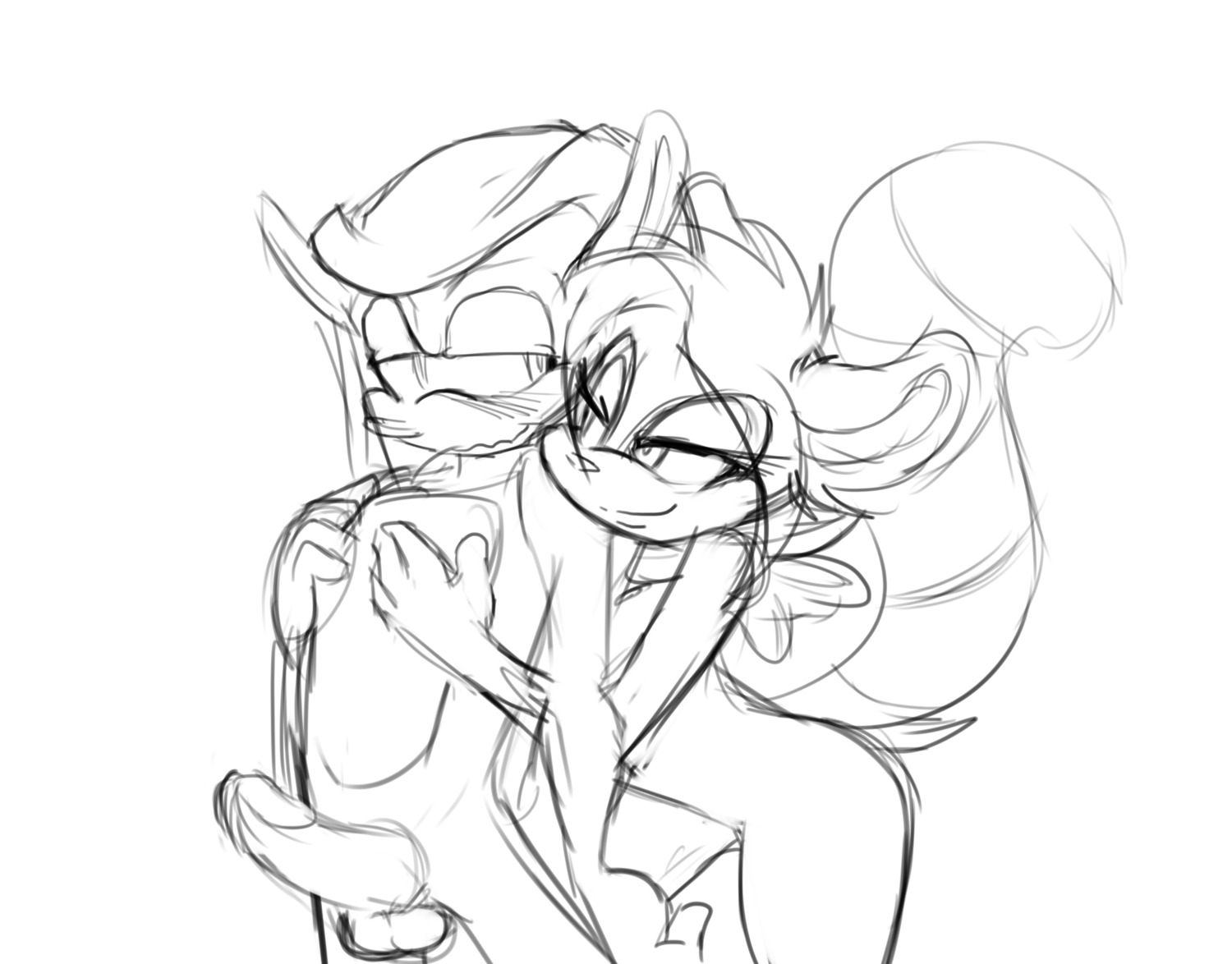 female mel_the_hybrid mighty_the_armadillo rule34 sonic_(series) sonic_the_hedgehog_(series) tagme