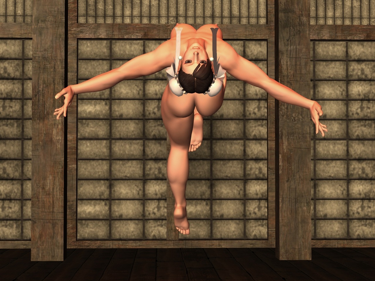 3d capcom chun-li female rule34 straight_hair street_fighter