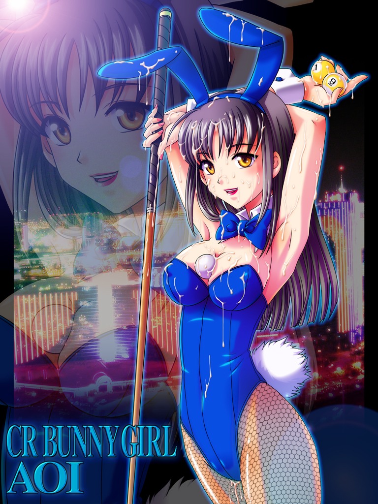 billiard_cue bukkake bunny_girl cum female neko_coon oppai rule34 usagimimi