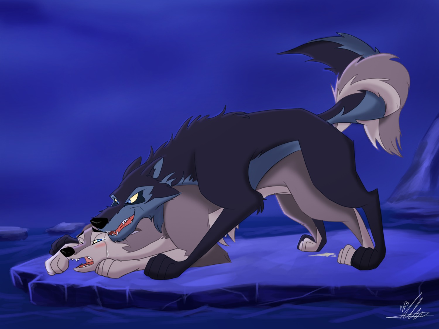 2013 4:3 aleu_(balto) balto_(series) blush bodily_fluids canid canine canis crying cum cum_in_vagina cum_inside dksk30 domestic_dog duo e621 eyes_closed female female_penetrated feral feral_on_feral forced from_behind_position fur genital_fluids hi_res hybrid male male/female male_penetrating male_penetrating_female mammal night niju_(balto) northwestern_wolf open_mouth penetration penile penile_penetration penis_in_vagina rape sex tears universal_studios vaginal vaginal_penetration wolf wolfdog