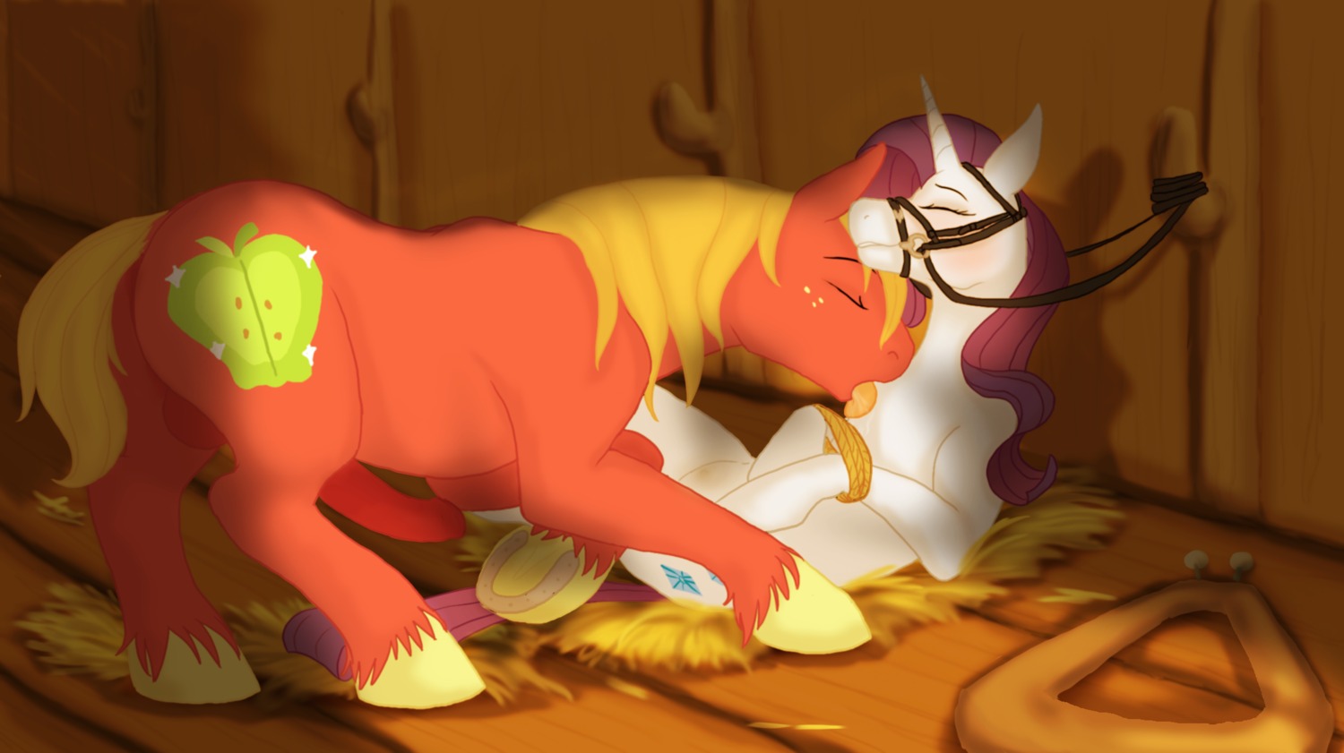 animal_genitalia animal_penis bdsm big_macintosh_(mlp) bondage bound breasts bridle cartoonlion cutie_mark duo e621 earth_pony equid equine equine_genitalia equine_penis erection female feral fetlocks friendship_is_magic genitals halter hasbro hi_res horn horse licking lying male male/female mammal my_little_pony mythological_creature mythological_equine mythology nude on_back penis pony quadruped rarity_(mlp) reins rope tail teats tongue tongue_out unicorn