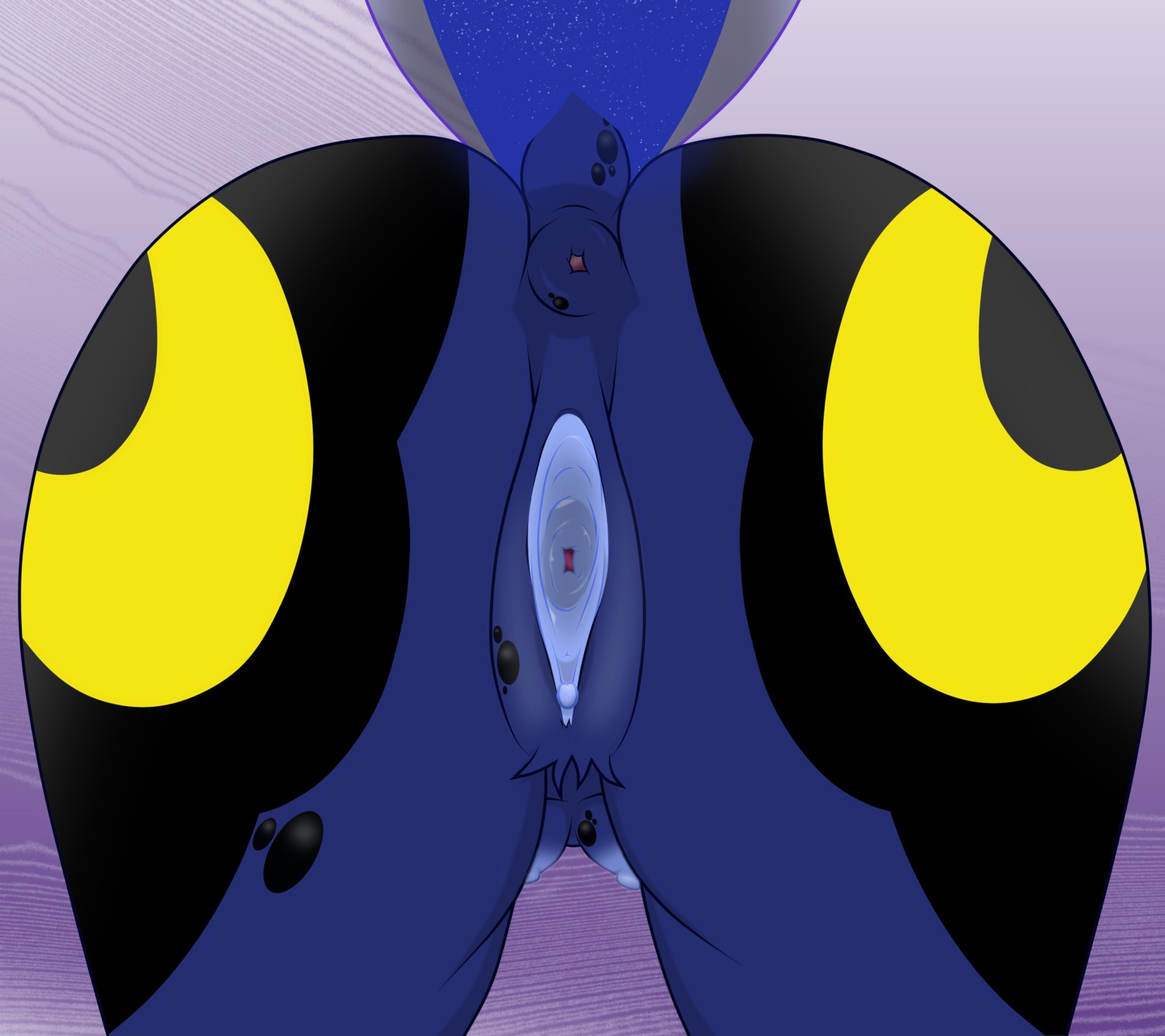 absurd_res anus areola artknorke blue_body blue_fur blue_hair blue_nipples blue_vulva butt butt_shot clitoris close-up e621 equid equine female feral friendship_is_magic fur genitals hair hasbro hi_res horse mammal my_little_pony nipples pony presenting presenting_vulva princess_luna_(mlp) pubes quadruped raised_tail rear_view solo tail teats vulva