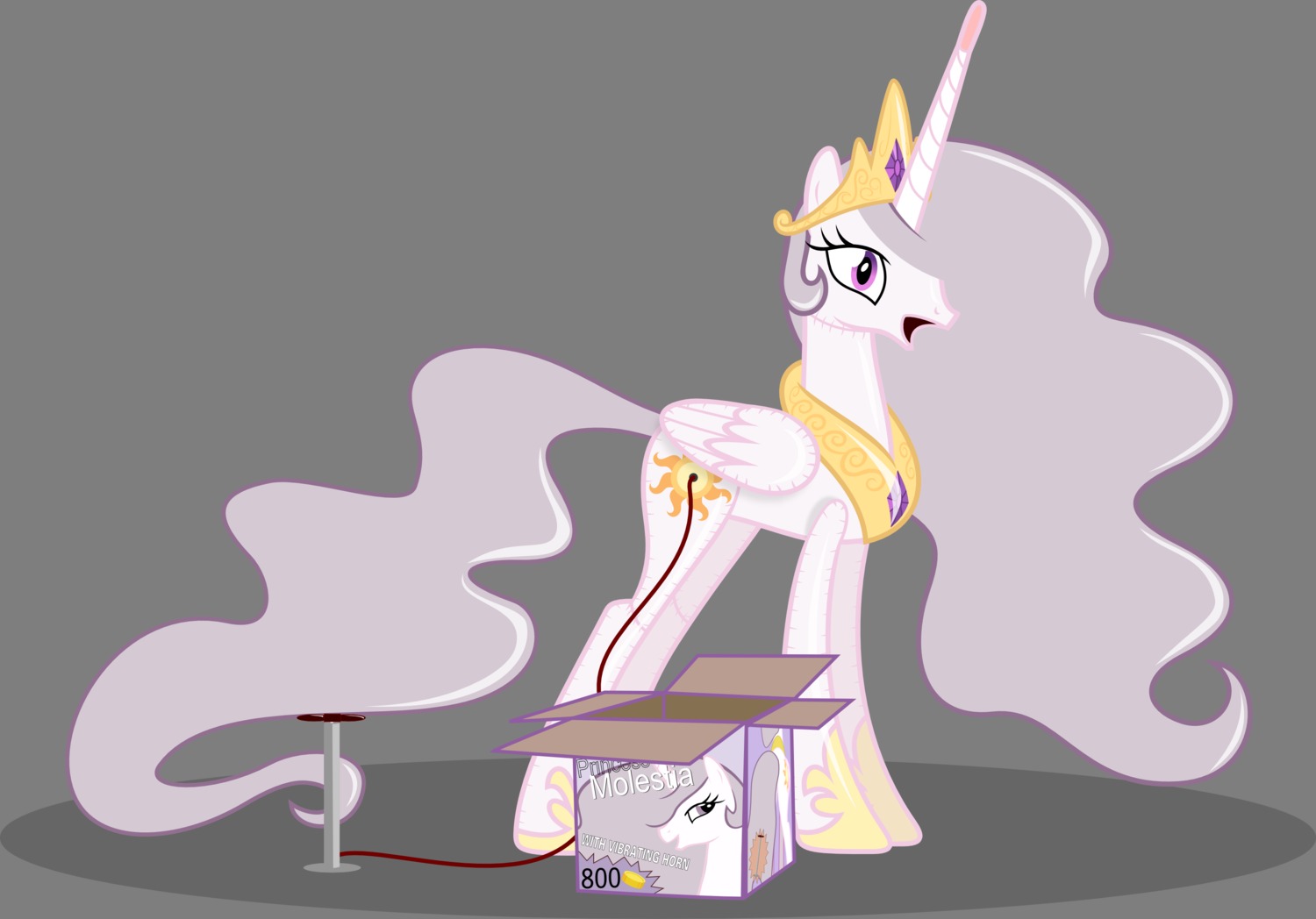 alpha_channel alternate_color box container cutie_mark e621 equid equine fan_character feathered_wings feathers female feral friendship_is_magic grey_hair hair hasbro hi_res horn inflatable mammal my_little_pony mythological_creature mythological_equine mythology princess princess_celestia_(mlp) princess_molestia quadruped royalty sex_toy simple_background solo tail transparent_background up1ter white_body white_feathers winged_unicorn wings