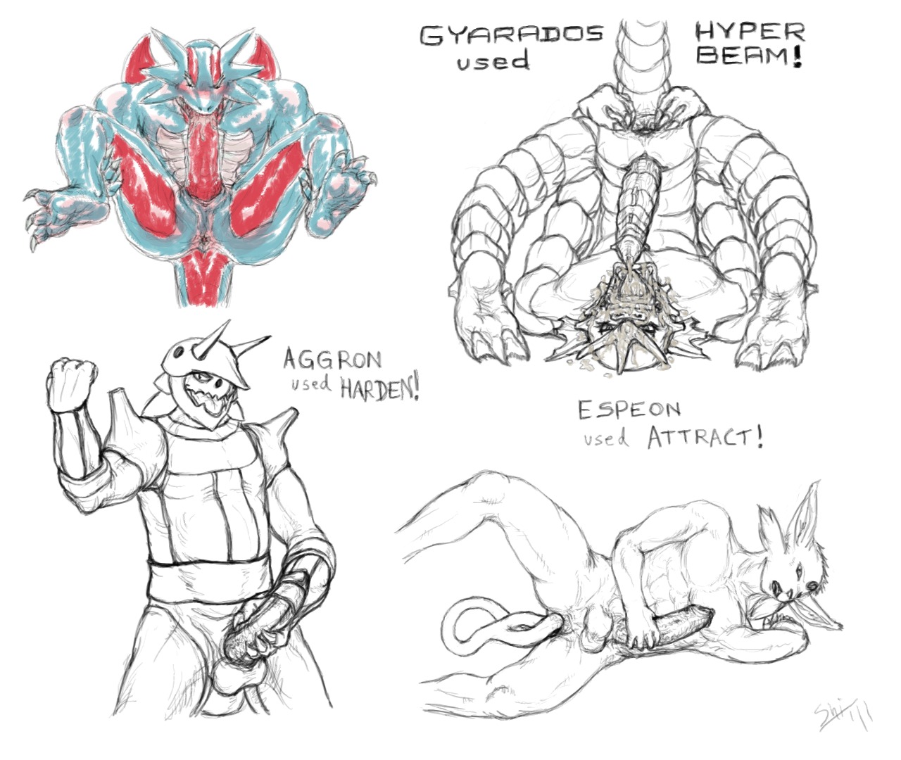 abs aggron anal anal_masturbation anal_penetration animal_genitalia anthro anus armor asian_mythology autofellatio autopenetration biceps big_penis bodily_fluids butt claws cum cum_in_mouth cum_in_own_mouth cum_in_self cum_inside cum_on_face cum_on_own_face cum_on_self digital_media_(artwork) e621 eeveelution erection espeon feet fur generation_1_pokemon generation_2_pokemon generation_3_pokemon genital_fluids genitals gyarados holding_penis horn humanoid_genitalia humanoid_penis looking_at_viewer looking_pleasured male masturbation membrane_(anatomy) multiple_images muscular muscular_anthro muscular_male mythology nintendo nude open_mouth oral oral_masturbation pecs penetration penile penile_masturbation penis pokemon pokemon_(species) pokemorph presenting salamence scalie sheath solo spread_legs spreading tail tail_fetish tail_in_ass tail_in_own_ass tail_insertion tail_masturbation tail_play toes tongue webbed_feet yellowpower