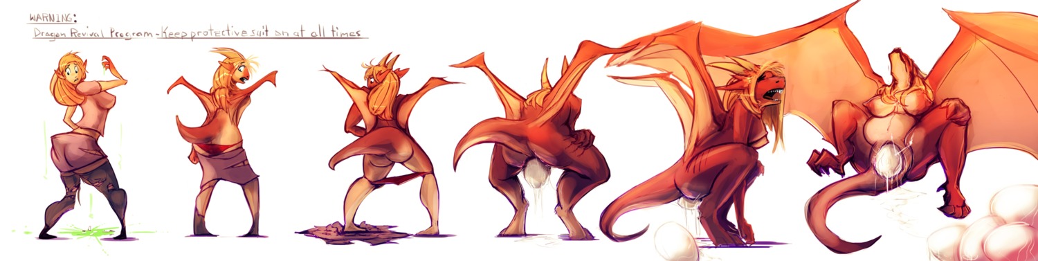 2013 anthro basic_sequence blonde_hair body_part_growth breasts claw_growth claws clothing digital_media_(artwork) dragon e621 egg english_text female genitals growth hair hi_res horn horn_growth human human_to_anthro linear_sequence long_hair mammal membrane_(anatomy) membranous_wings mid_transformation multi_frame_sequence mythological_creature mythological_scalie mythology nipples non-mammal_breasts non-mammal_nipples nude oviposition scale_growth scales scalie science sequence simple_background six_frame_image six_frame_sequence snout snout_growth solo species_transformation spread_legs spreading tail tail_growth text torn_clothing transformation transformation_sequence vulva watsup white_background wing_growth wings