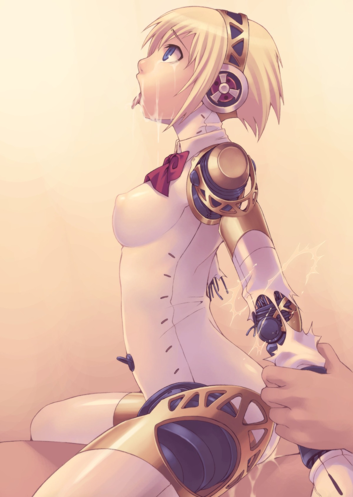aegis_(persona) aigis_(persona) blonde_hair breasts crying cyocyo female gynoid medium_breasts megami_tensei nipples persona persona_3 robot robot_girl robot_humanoid rule34 sex suffering tagme