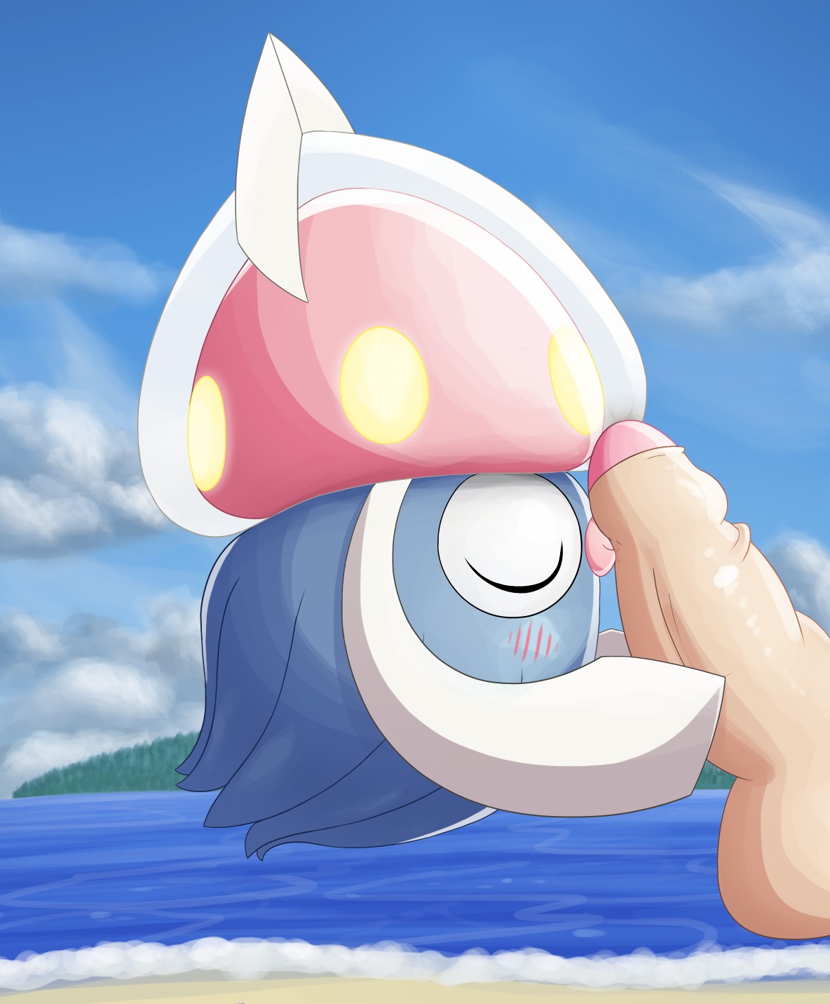 ambiguous_gender ambiguous_on_human aquatic beach bestiality cephalopod cloud detailed_background duo e621 erection eyes_closed feral generation_6_pokemon genitals handjob hi_res human human_on_feral humanoid_genitalia humanoid_penis inkay interspecies larger_male male male/ambiguous male_on_feral mammal mantle_(mollusk) mollusk nintendo ole outside penile penis pokemon pokemon_(species) pokephilia sand seaside sex sex_on_the_beach size_difference sky smaller_ambiguous solo_focus tentacle_sex tentaclejob tentacles water