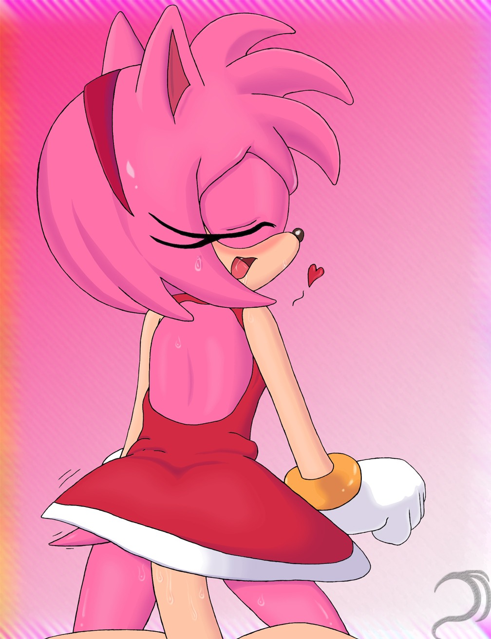 amy_rose anthro closed_eyes clothed_sex clothes female fur heart hedgehog male mammal penis rule34 sega sex solo_focus sonic_(series) straight straight_hair