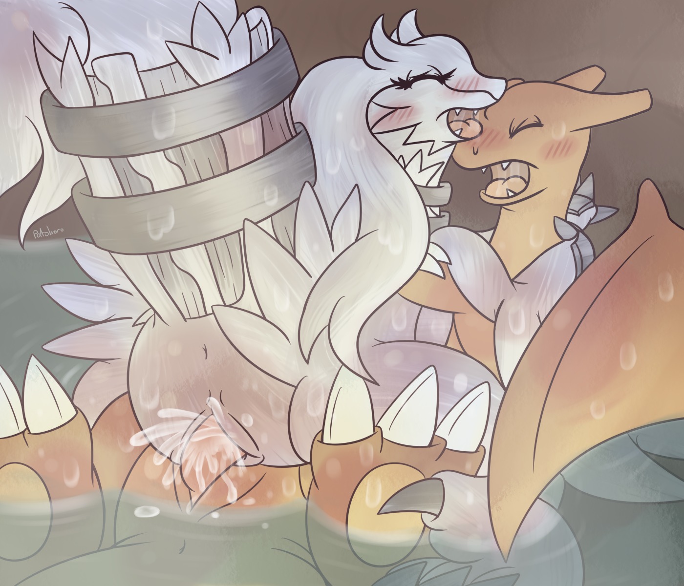 anus blush bodily_fluids charizard cum cum_in_vagina cum_inside digital_drawing_(artwork) digital_media_(artwork) dragon duo e621 erection eyes_closed female female_penetrated feral feral_on_feral feral_penetrated from_front_position generation_1_pokemon generation_5_pokemon genital_fluids genitals hi_res legendary_pokemon male male/female male_penetrating male_penetrating_female mastery_position membrane_(anatomy) membranous_wings mythological_creature mythological_scalie mythology nintendo nude on_lap on_top open_mouth orange_body orange_skin orgasm patohoro penetration penile penile_penetration penis penis_in_vagina pokemon pokemon_(species) raised_tail rear_view reshiram scalie sex sitting sitting_on_lap standing straddling tail vaginal vaginal_penetration vulva water wings