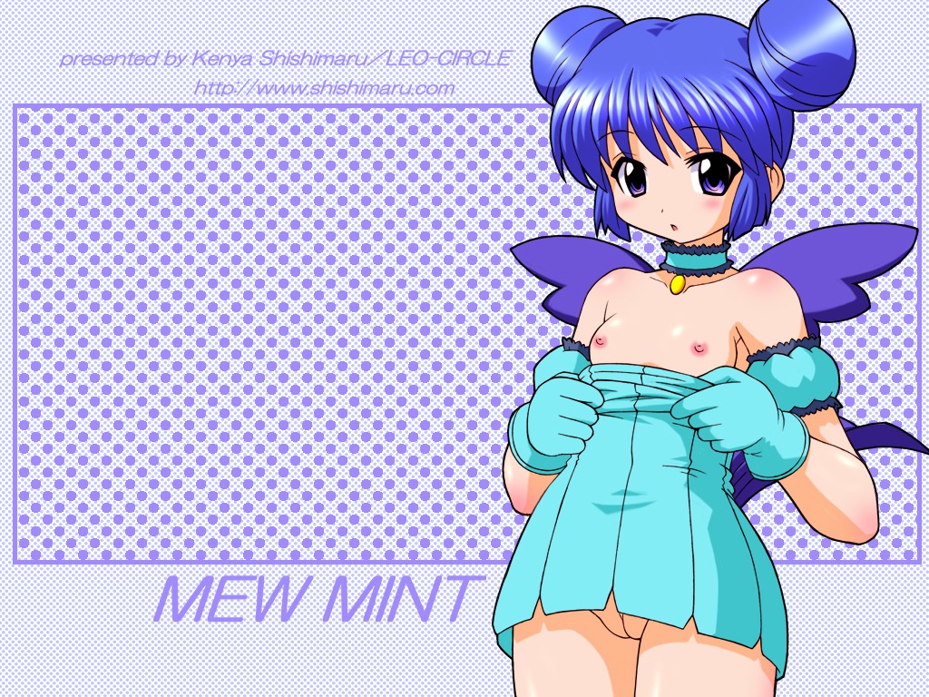 1girls female female_only magical_girl mew_mint mint_aizawa rule34 shishimaru_ken'ya solo tagme tokyo_mew_mew
