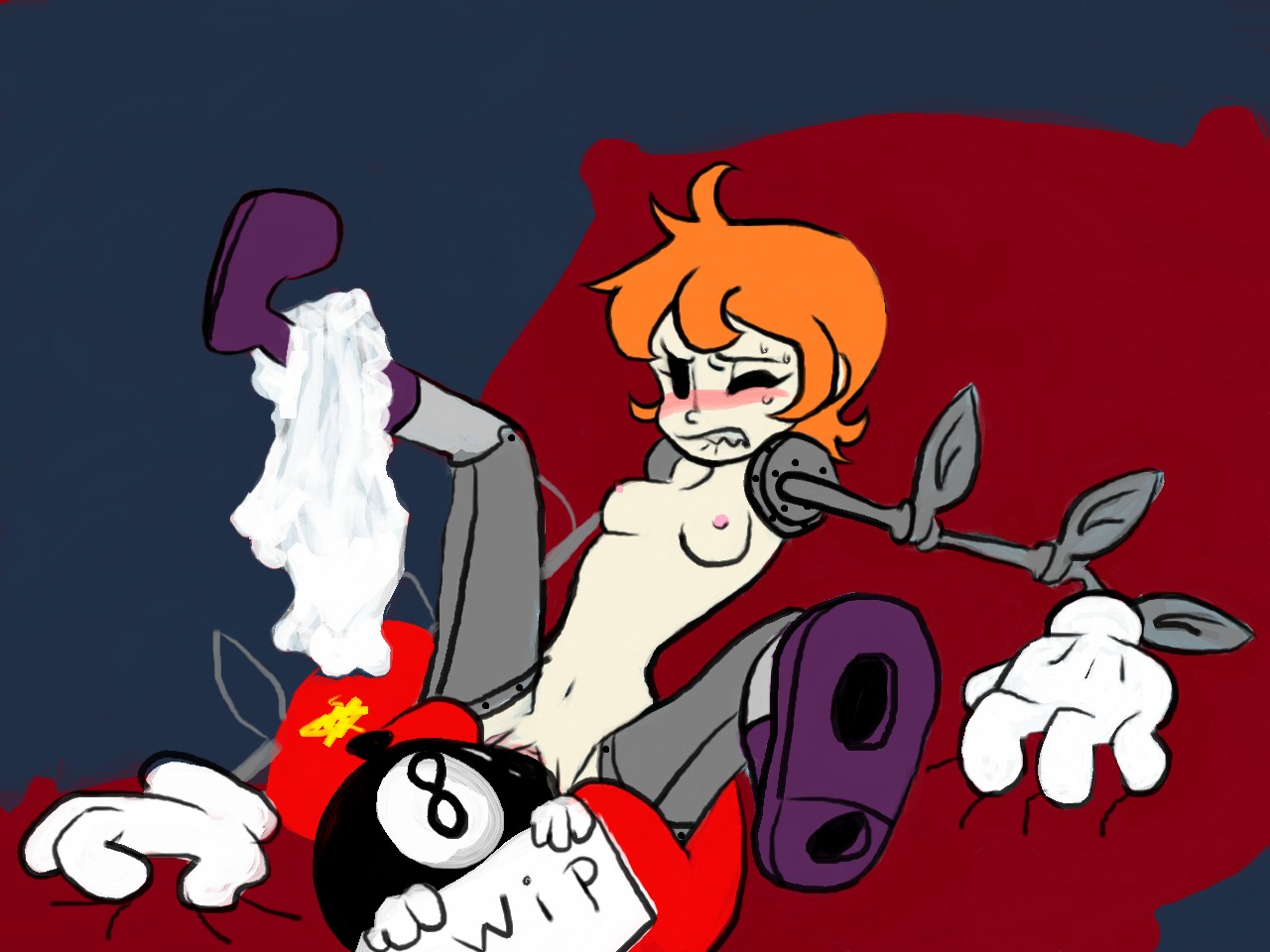 female george_bomb peacock_(skullgirls) rule34 skullgirls tagme