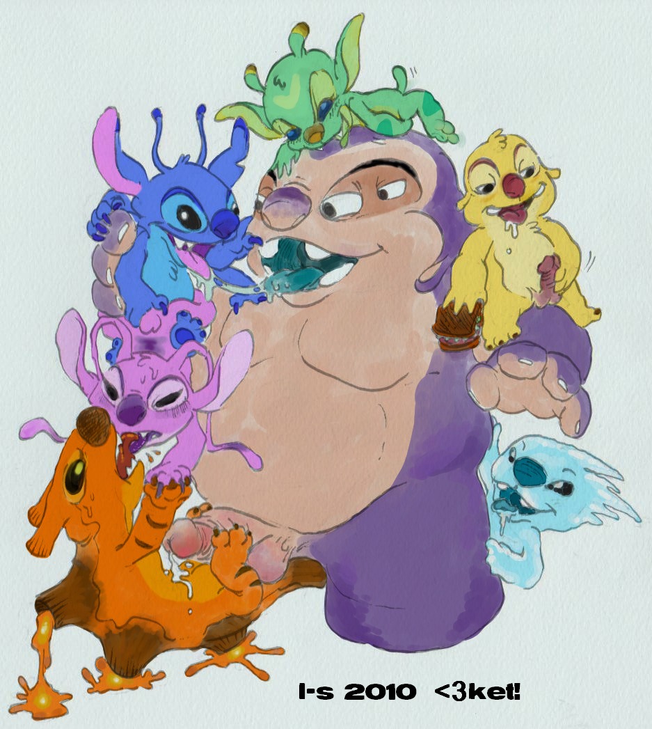 2010 ambiguous_gender angel_(lilo_and_stitch) balls bisexual bonnie_(lilo_and_stitch) chubby chubby_male disney disney_channel erection experiment_(species) female group group_sex jumba_jookiba lilo_and_stitch local-shop male male/ambiguous orgy penis reuben_(lilo_and_stitch) rule34 sandwich stitch testicles yang_(lilo_and_stitch)