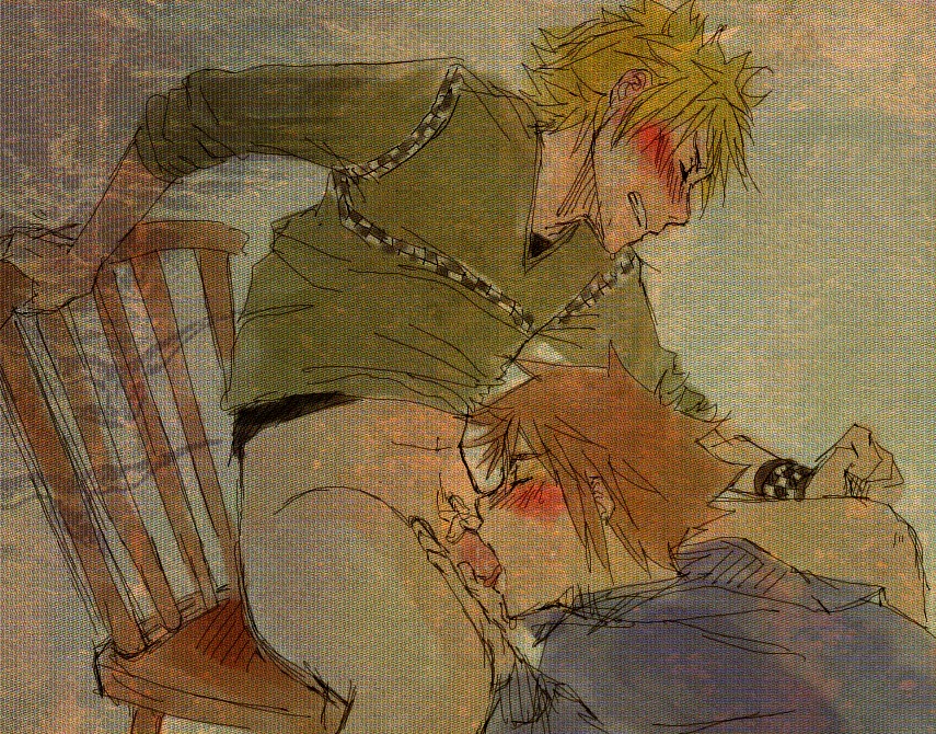 disney gay kingdom_hearts male male_only roxas rule34 sora sora_(kingdom_hearts) square_enix tagme yaoi